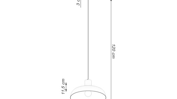 miniaturka Lampa wisząca INTEO czarna nowoczesna