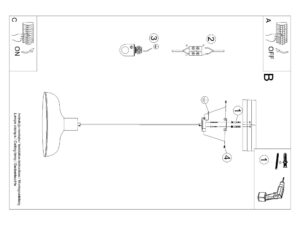 miniaturka Lampa wisząca INTEO czarna nowoczesna