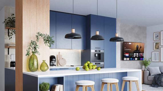 miniaturka Lampa wisząca INTEO czarna nowoczesna