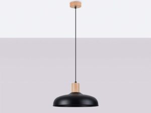 miniaturka Lampa wisząca INTEO czarna nowoczesna