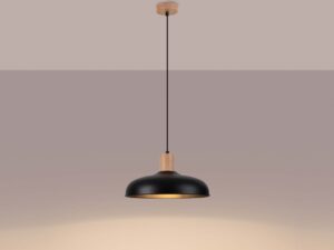 miniaturka Lampa wisząca INTEO czarna nowoczesna