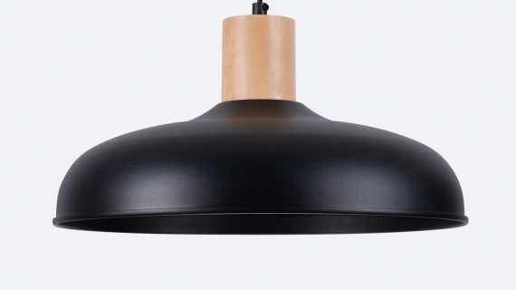 miniaturka Lampa wisząca INTEO czarna nowoczesna