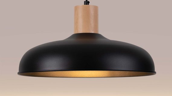 miniaturka Lampa wisząca INTEO czarna nowoczesna