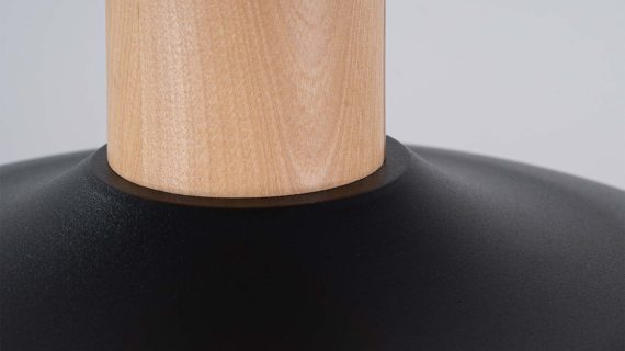 miniaturka Lampa wisząca INTEO czarna nowoczesna