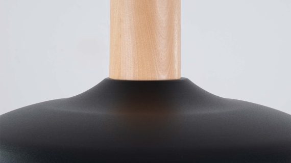 miniaturka Lampa wisząca INTEO czarna nowoczesna