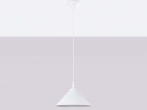 miniaturka Lampa wisząca ZORIA biała elegancka