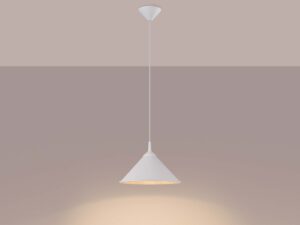 miniaturka Lampa wisząca ZORIA biała elegancka