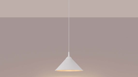 miniaturka Lampa wisząca ZORIA biała elegancka