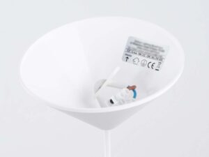 miniaturka Lampa wisząca ZORIA biała elegancka