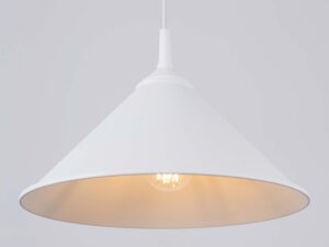 miniaturka Lampa wisząca ZORIA biała elegancka