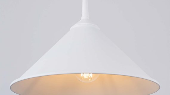 miniaturka Lampa wisząca ZORIA biała elegancka