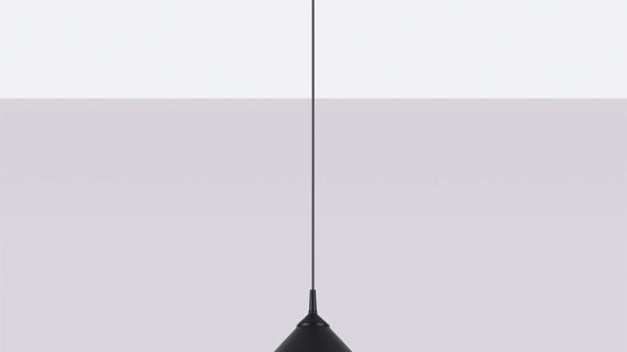 miniaturka Lampa wisząca ZORIA czarna loftowa