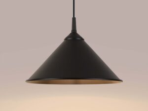 miniaturka Lampa wisząca ZORIA czarna loftowa