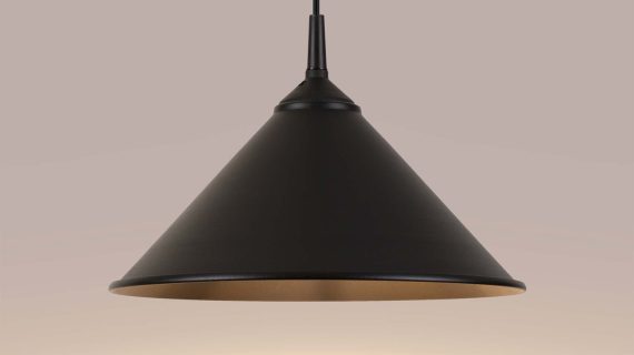 miniaturka Lampa wisząca ZORIA czarna loftowa