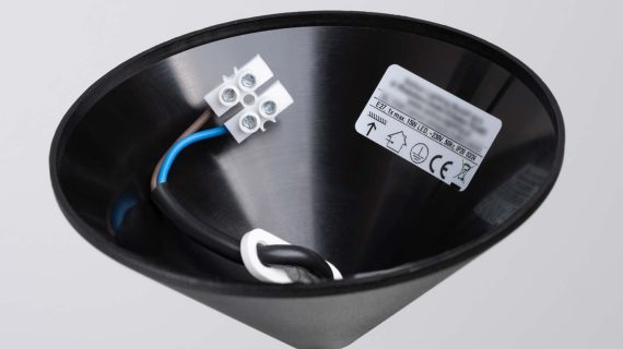 miniaturka Lampa wisząca ZORIA czarna loftowa