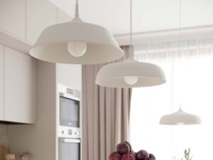 miniaturka Lampa wisząca FRANEL biała nowoczesna