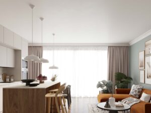 miniaturka Lampa wisząca FRANEL biała nowoczesna