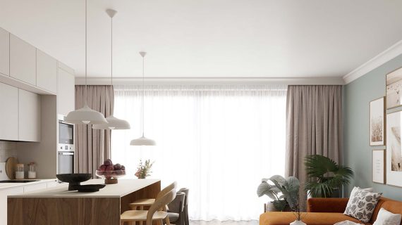 miniaturka Lampa wisząca FRANEL biała nowoczesna