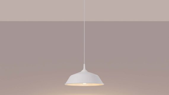 miniaturka Lampa wisząca FRANEL biała nowoczesna