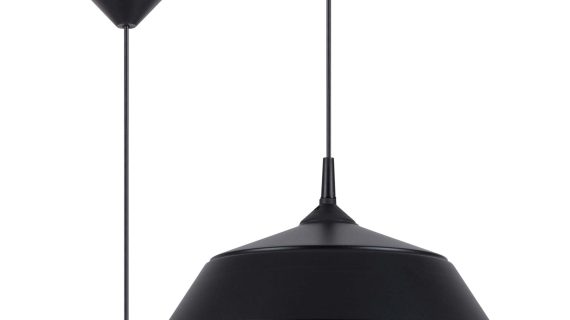 miniaturka Lampa wisząca FRANEL czarna minimalistyczna