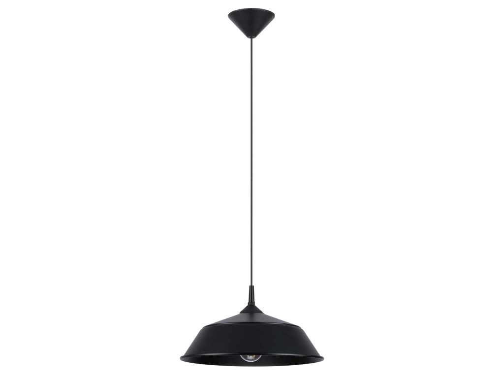 Lampa wisząca FRANEL czarna minimalistyczna