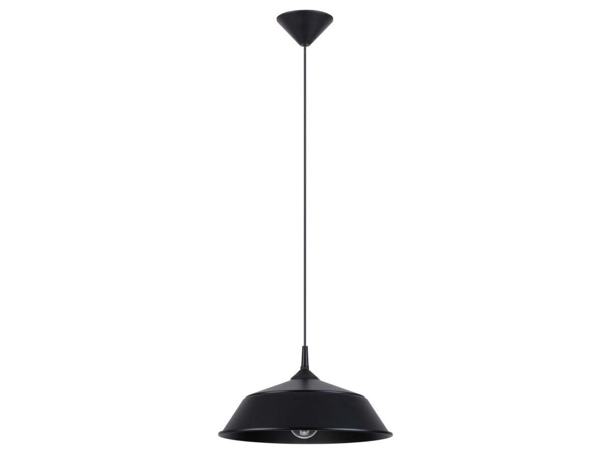 Lampa wisząca FRANEL czarna minimalistyczna