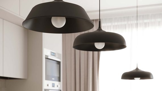 miniaturka Lampa wisząca FRANEL czarna minimalistyczna