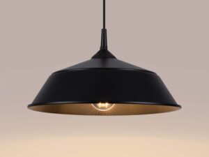 miniaturka Lampa wisząca FRANEL czarna minimalistyczna