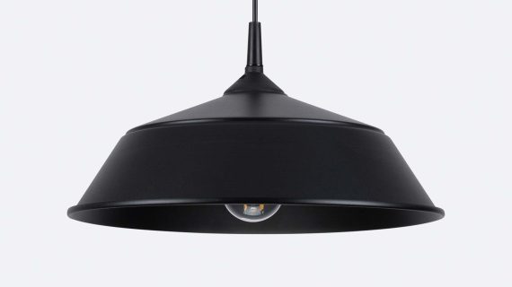 miniaturka Lampa wisząca FRANEL czarna minimalistyczna