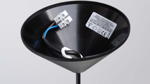 miniaturka Lampa wisząca FRANEL czarna minimalistyczna