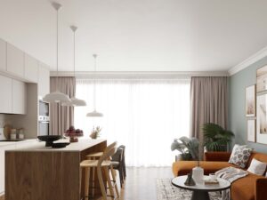 miniaturka Lampa wisząca GIREA biała elegancka