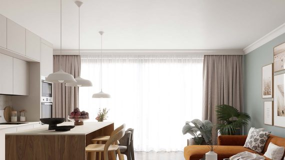 miniaturka Lampa wisząca GIREA biała elegancka