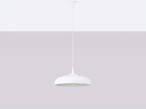 miniaturka Lampa wisząca GIREA biała elegancka