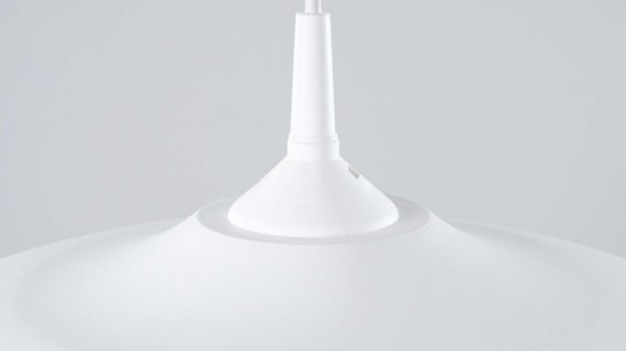 miniaturka Lampa wisząca GIREA biała elegancka