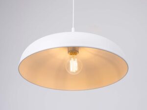 miniaturka Lampa wisząca GIREA biała elegancka