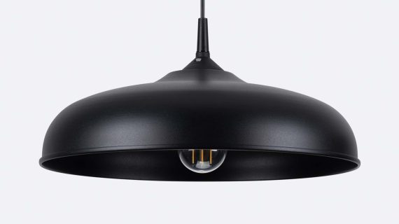 miniaturka Lampa wisząca GIREA czarna loftowa