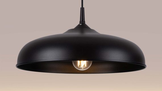 miniaturka Lampa wisząca GIREA czarna loftowa