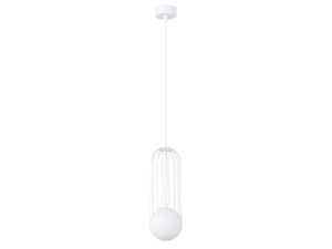 Lampa wisząca BRENTA 1 biała elegancka