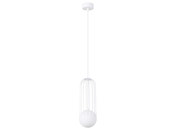 Lampa wisząca BRENTA 1 biała elegancka