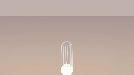 miniaturka Lampa wisząca BRENTA 1 biała elegancka