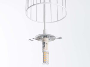 miniaturka Lampa wisząca BRENTA 1 biała elegancka