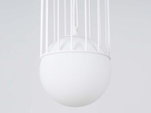 miniaturka Lampa wisząca BRENTA 1 biała elegancka