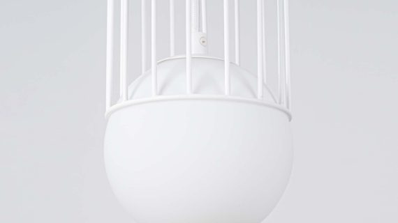 miniaturka Lampa wisząca BRENTA 1 biała elegancka