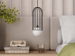 miniaturka Lampa wisząca BRENTA 1 czarna loftowa