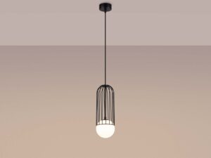 miniaturka Lampa wisząca BRENTA 1 czarna loftowa