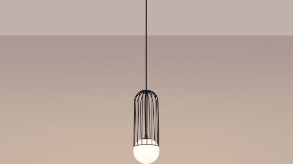 miniaturka Lampa wisząca BRENTA 1 czarna loftowa