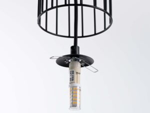 miniaturka Lampa wisząca BRENTA 1 czarna loftowa