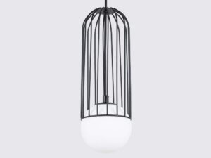 miniaturka Lampa wisząca BRENTA 1 czarna loftowa