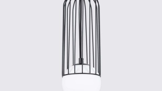 miniaturka Lampa wisząca BRENTA 1 czarna loftowa