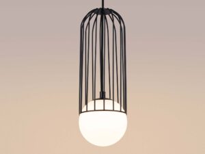 miniaturka Lampa wisząca BRENTA 1 czarna loftowa